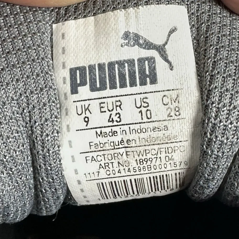 Puma Tazon 6 Mesh Men’s Running Training Shoes - Grey/Black - Size 10